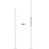 Extension Pole Extender Silver