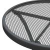 Patio Table √ò23.6"x28.3" Expanded Metal Mesh Anthracite