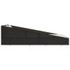 Patio Bed Black 79.1"x54.7" Poly Rattan