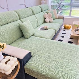 Four Seasons Universal Non-slip All-inclusive Stretch Sofa Cover (Option: Grass Green-S Code)